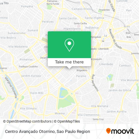 Centro Avançado Otorrino map