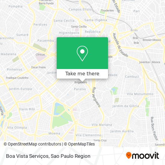 Boa Vista Serviços map