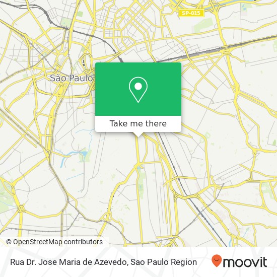Rua Dr.  Jose Maria de Azevedo map