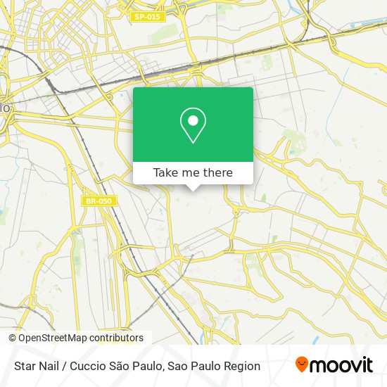 Star Nail / Cuccio São Paulo map