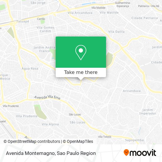 Avenida Montemagno map