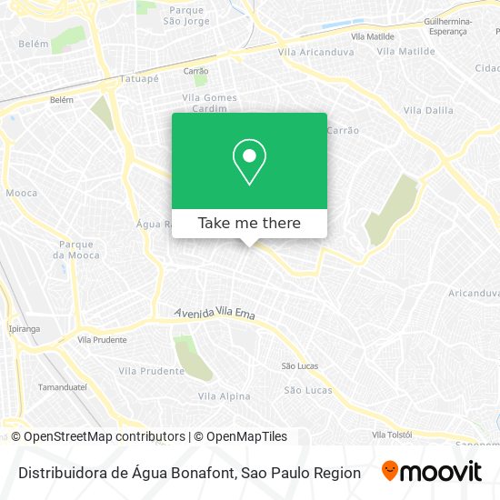 Distribuidora de Água Bonafont map