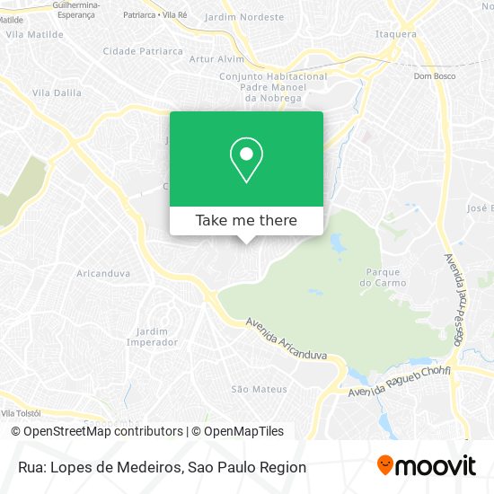 Mapa Rua: Lopes de Medeiros