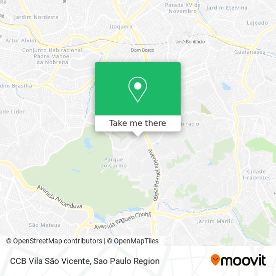 CCB Vila São Vicente map