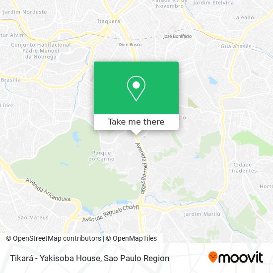 Tikará - Yakisoba House map