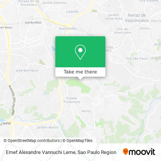 Emef Alexandre Vannuchi Leme map