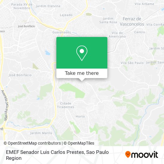 EMEF Senador Luis Carlos Prestes map