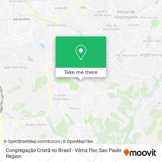 Congregação Cristã no Brasil - Vilma Flor map