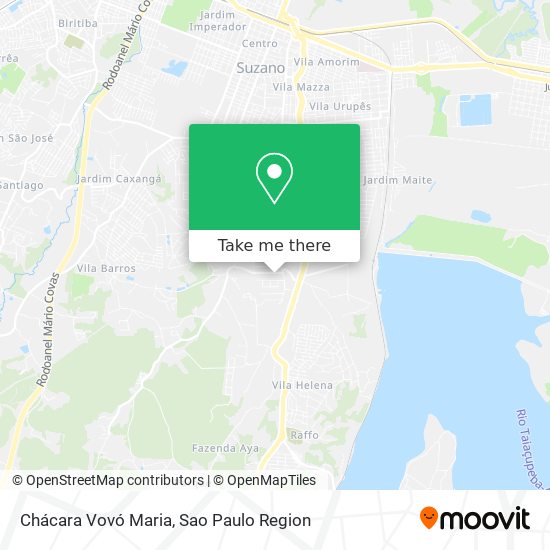 Mapa Chácara Vovó Maria