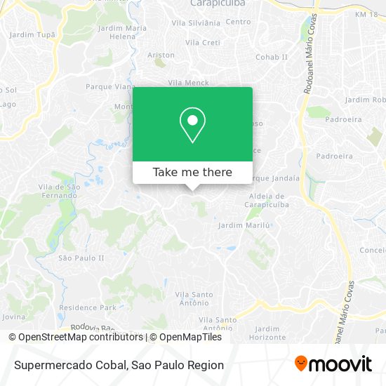 Supermercado Cobal map