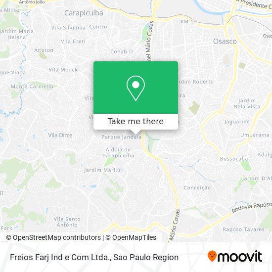 Freios Farj Ind e Com Ltda. map
