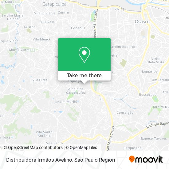 Distribuidora Irmãos Avelino map