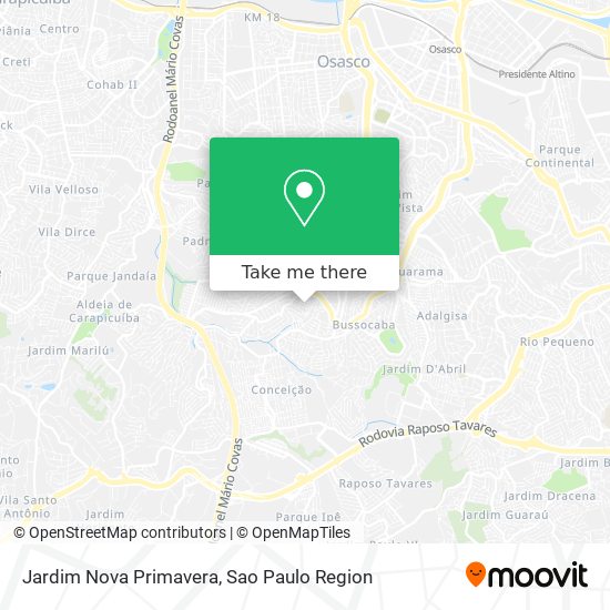 Jardim Nova Primavera map