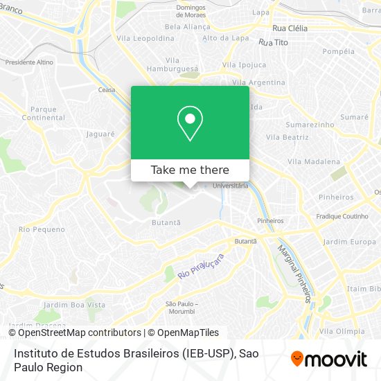 Instituto de Estudos Brasileiros (IEB-USP) map