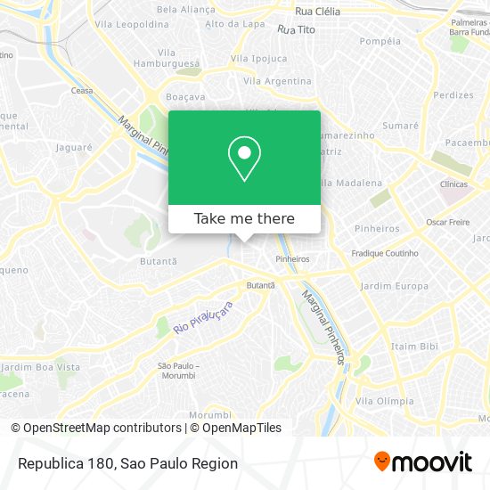 Republica 180 map