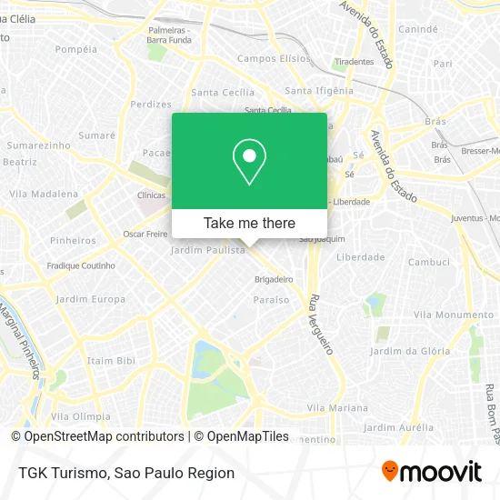 TGK Turismo map