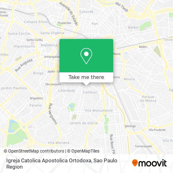 Mapa Igreja Catolica Apostolica Ortodoxa