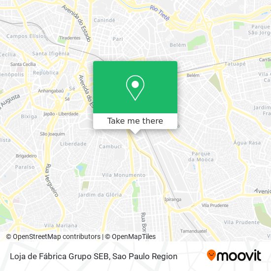 Loja de Fábrica Grupo SEB map