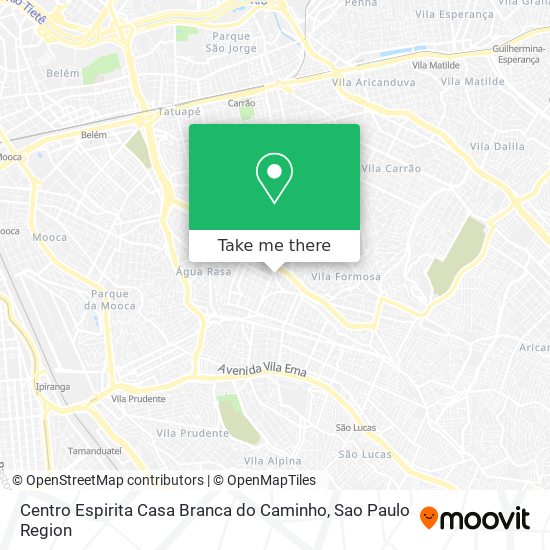 Centro Espirita Casa Branca do Caminho map