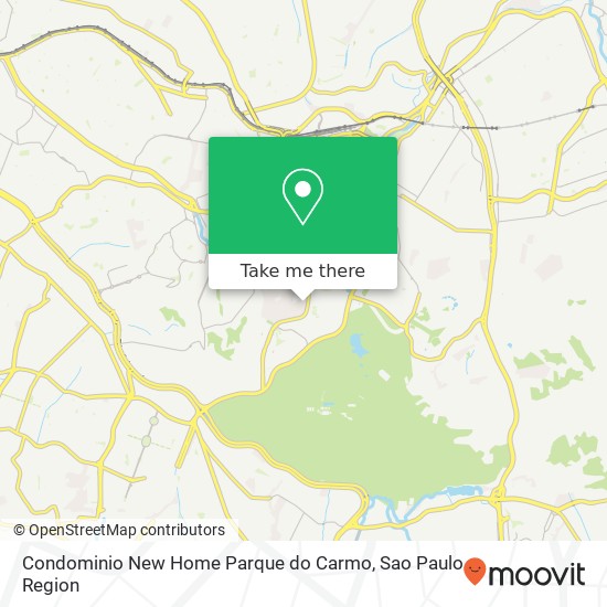 Mapa Condominio New Home Parque do Carmo