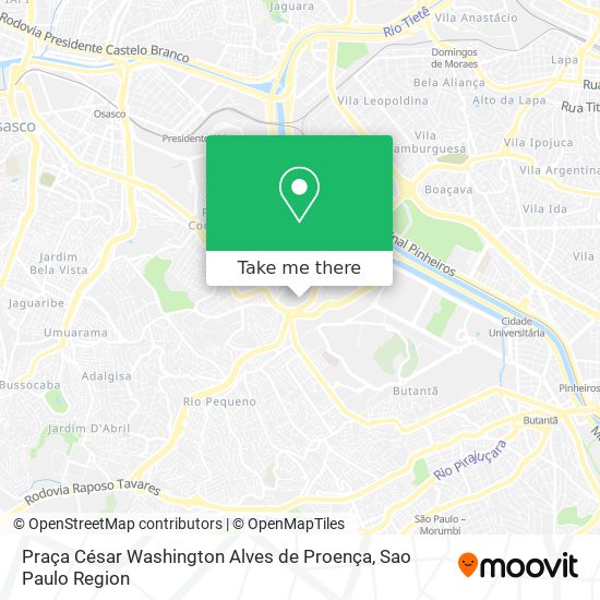 Praça César Washington Alves de Proença map