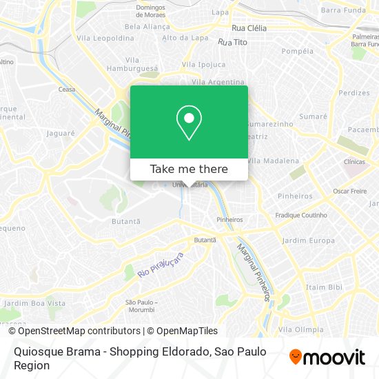 Mapa Quiosque Brama - Shopping Eldorado