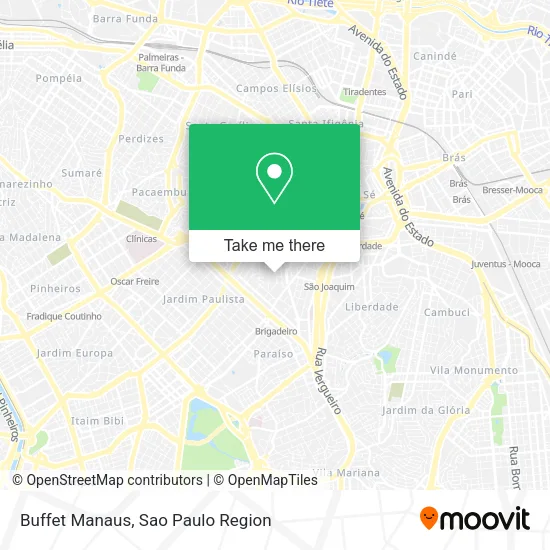Buffet Manaus map