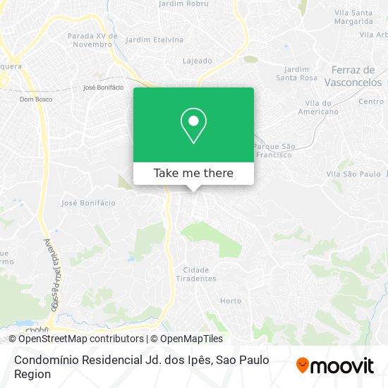 Condomínio Residencial Jd. dos Ipês map