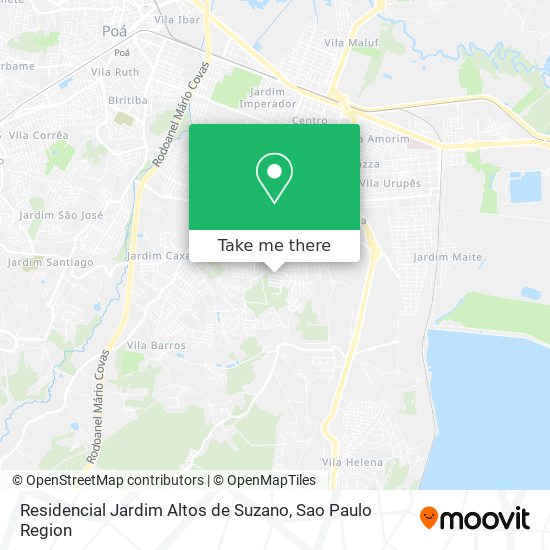 Mapa Residencial Jardim Altos de Suzano