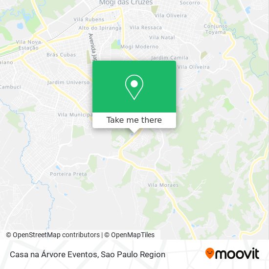 Casa na Árvore Eventos map