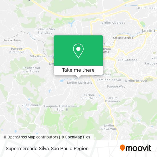 Mapa Supermercado Silva