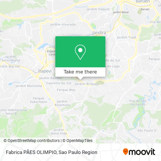 Fabrica PÃES OLIMPIO map