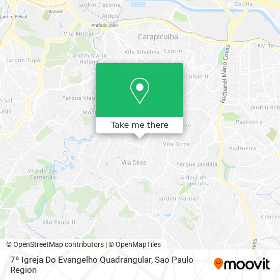 7ª Igreja Do Evangelho Quadrangular map
