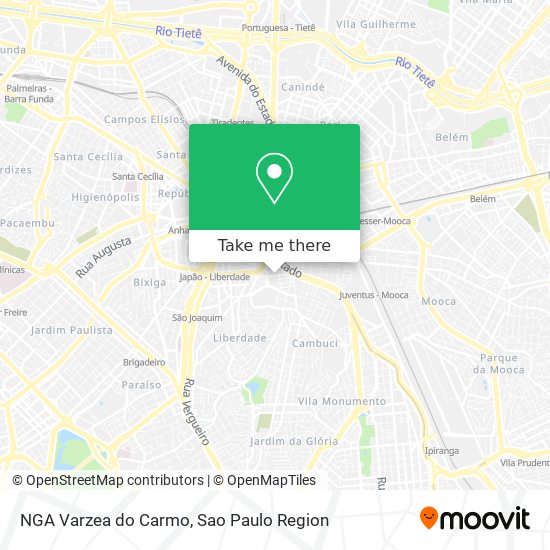 NGA Varzea do Carmo map