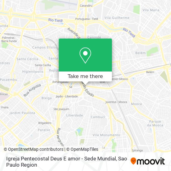 Igreja Pentecostal Deus E amor - Sede Mundial map