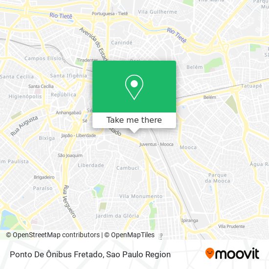 Ponto De Ônibus Fretado map