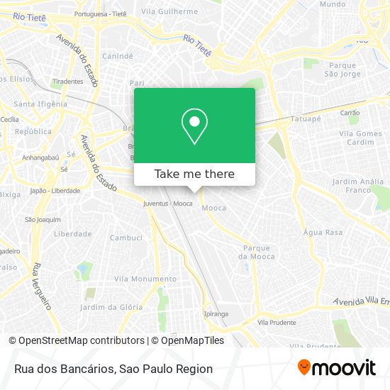 Rua dos Bancários map