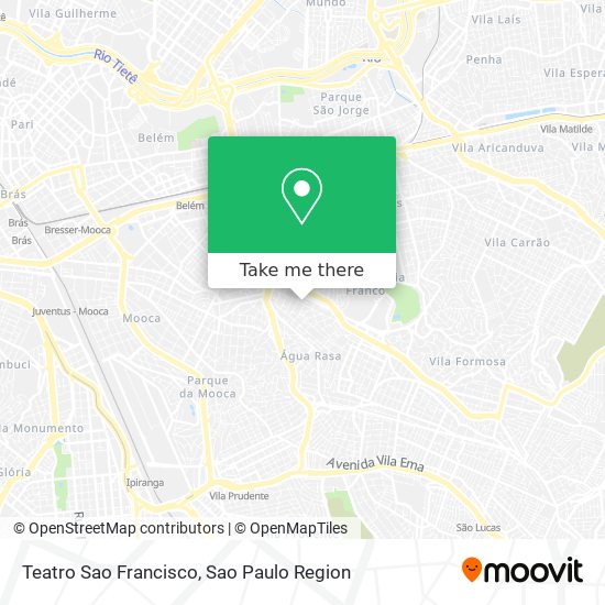 Teatro Sao Francisco map