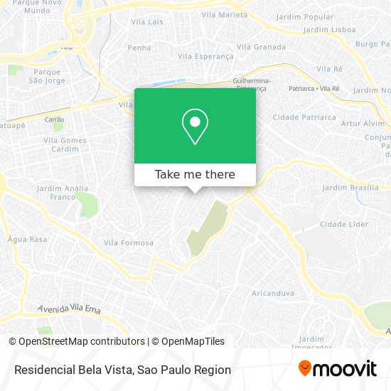 Residencial Bela Vista map