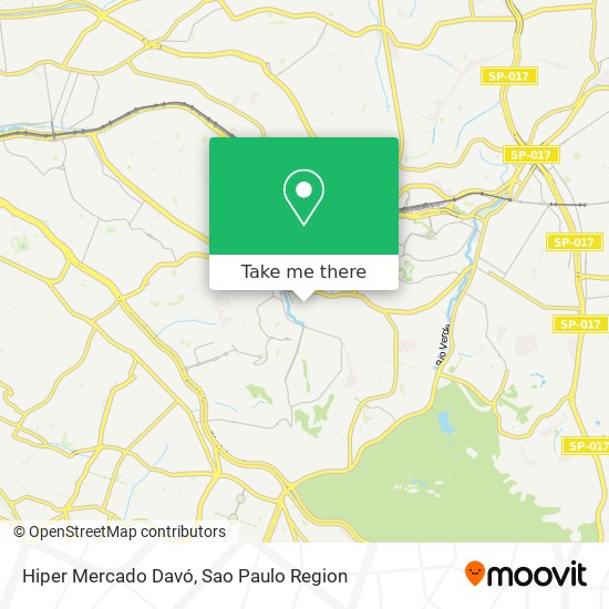 Mapa Hiper Mercado Davó