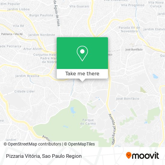 Pizzaria Vitória map