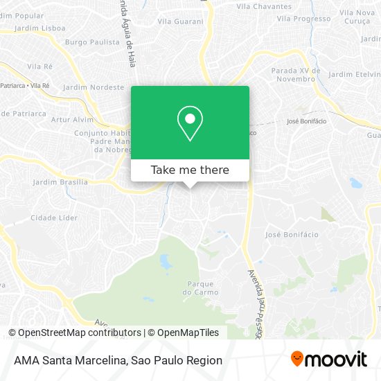 Mapa AMA Santa Marcelina