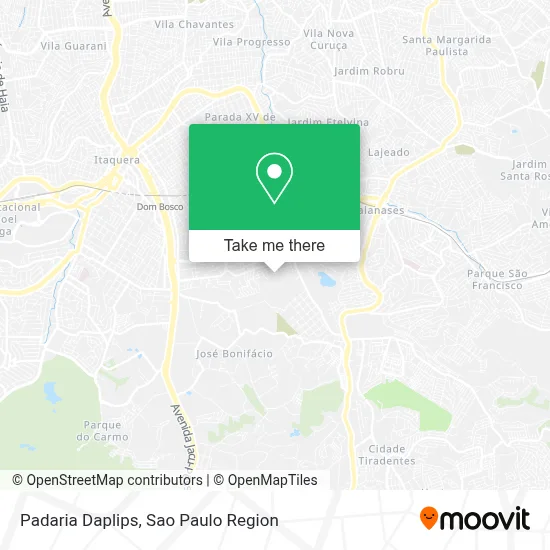 Padaria Daplips map
