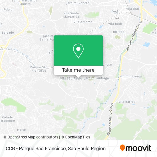 CCB - Parque São Francisco map