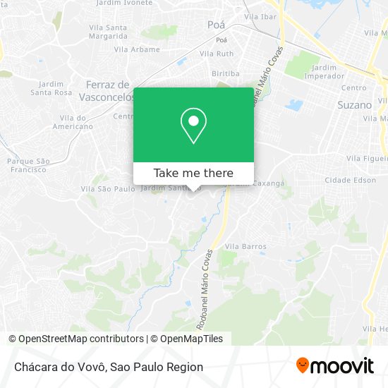 Chácara do Vovô map