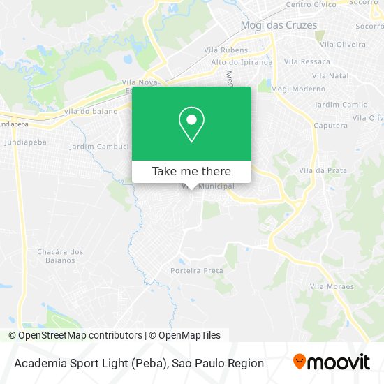 Mapa Academia Sport Light (Peba)