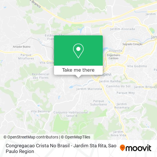 Congregacao Crista No Brasil - Jardim Sta Rita map