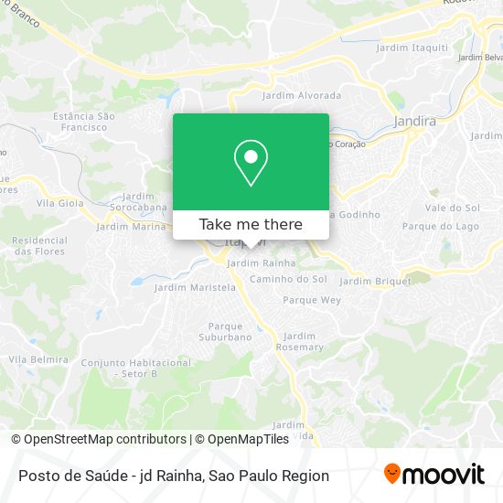Posto de Saúde - jd Rainha map