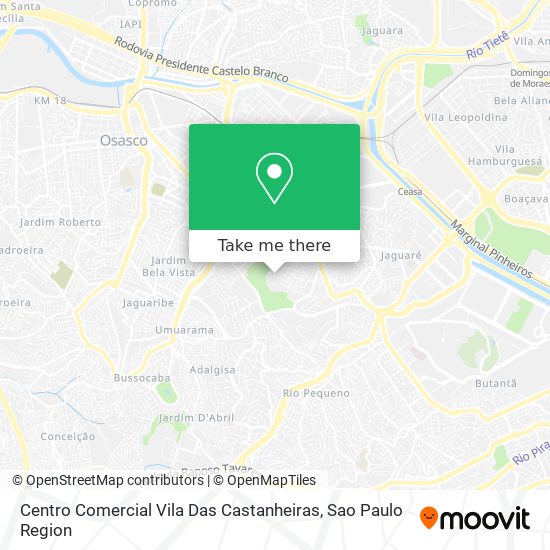 Mapa Centro Comercial Vila Das Castanheiras