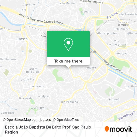 Escola João Baptista De Brito Prof map